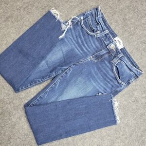 Paige Jeans Womens 26 Streetwear Frayed Hem Verdugo Ankle USA Made Boho Fairy